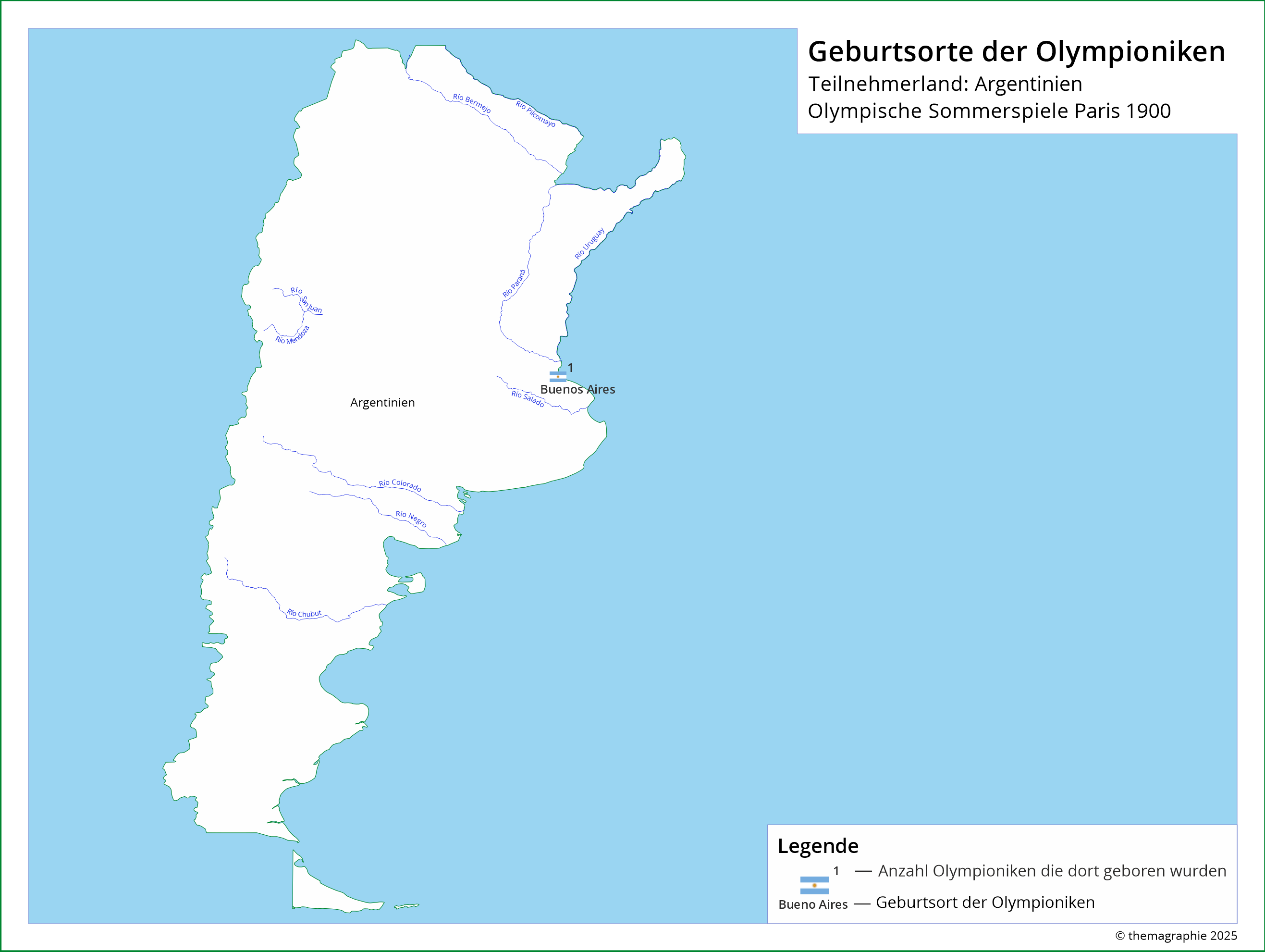 Geburtsorte Teilnehmer Argentinien