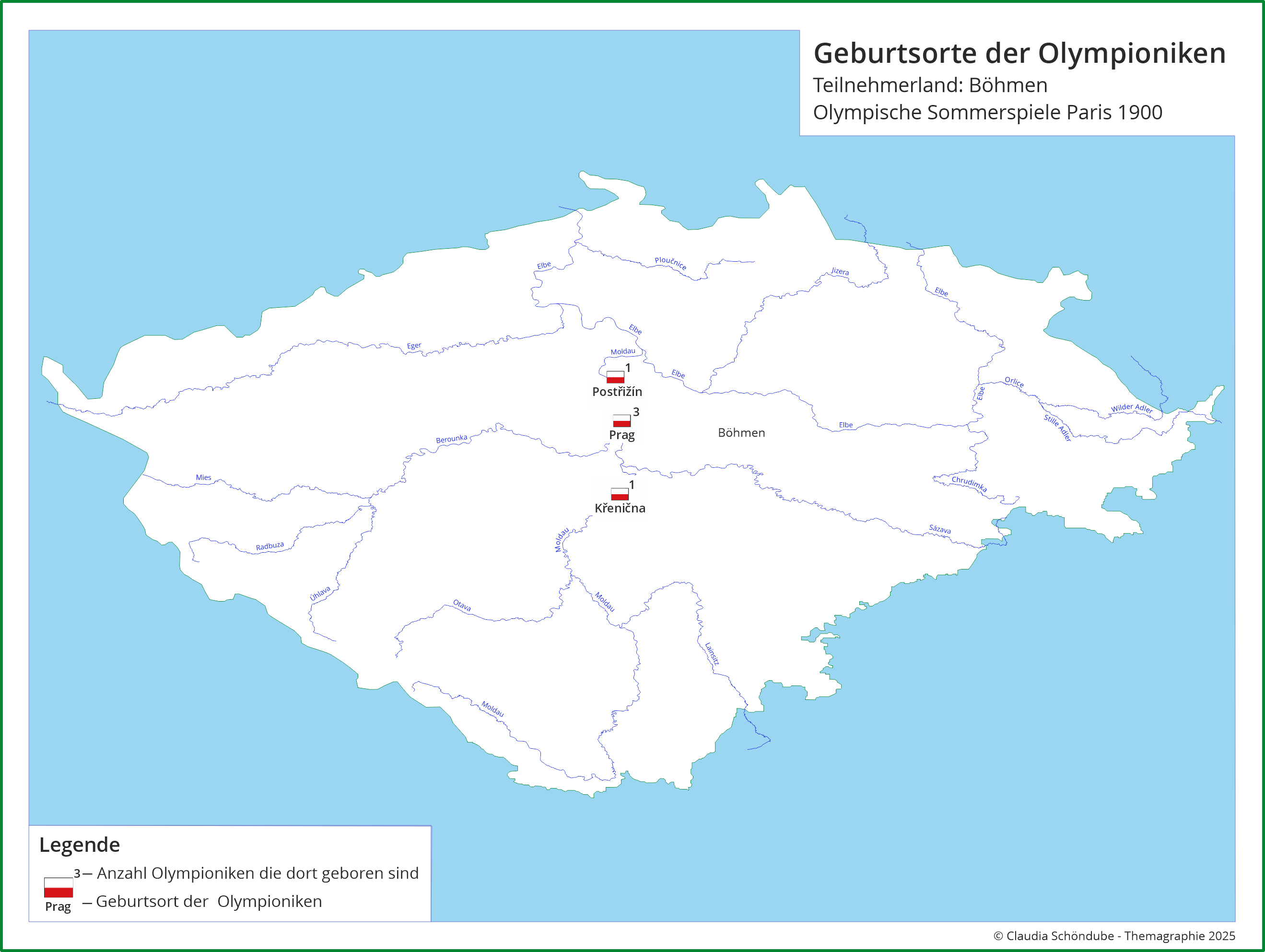 Geburtsorte Teilnehmer Böhmen