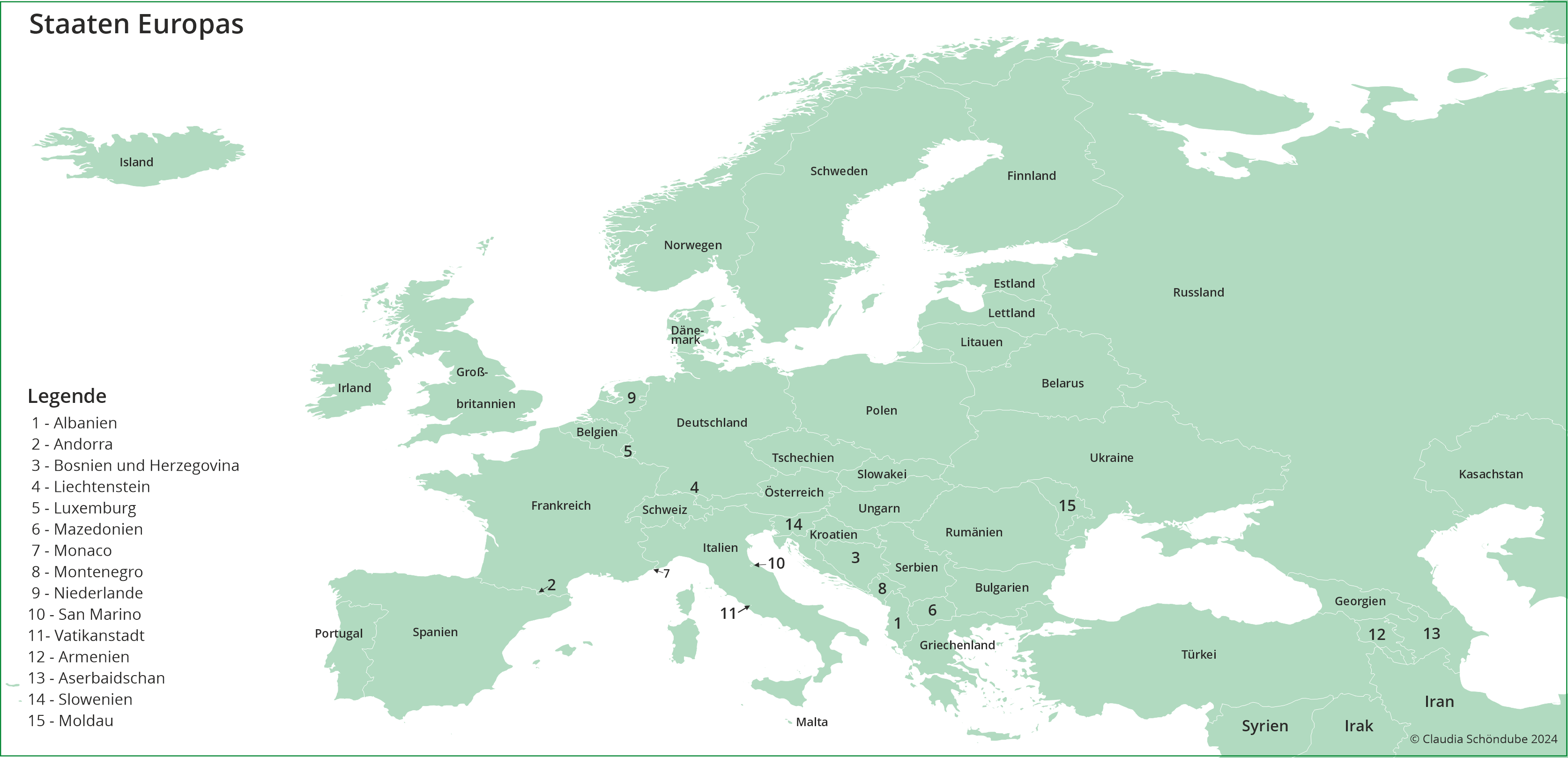 Europakarte