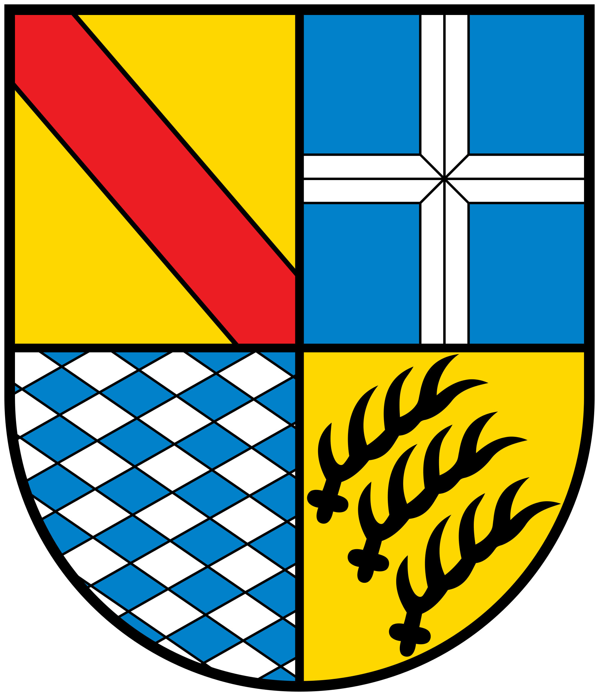 Wappen von Karlsruhe Land